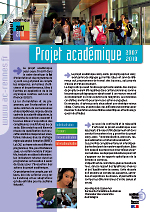 Plaquette du projet académique 2007-2010