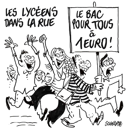 Lycens dans la rue - 18/02/2005